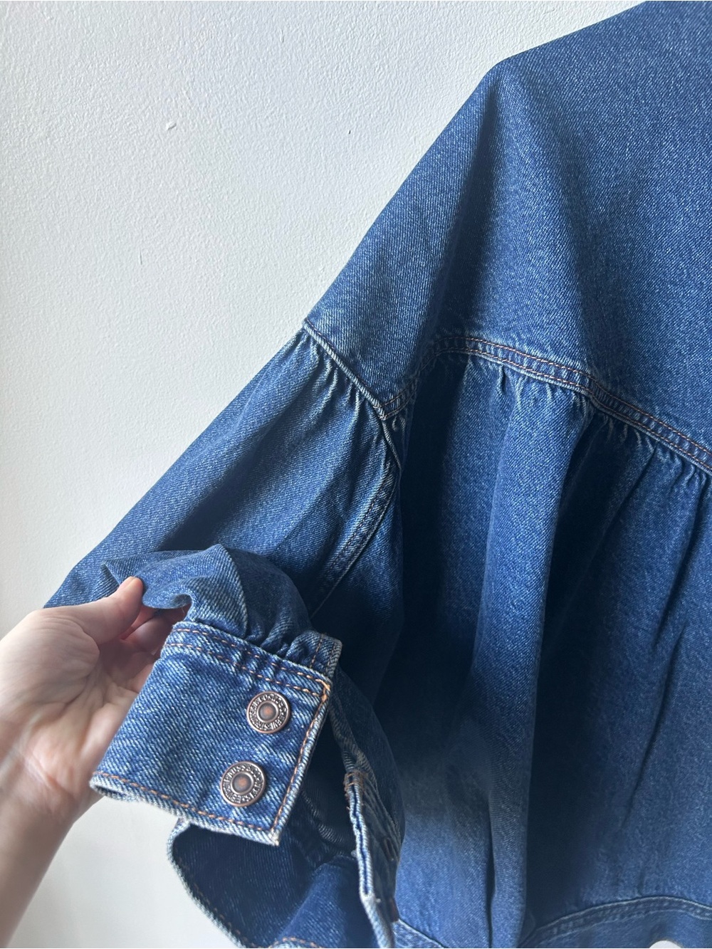 Signature by Levi Strauss/Revolve Trucker Blouson Denim Jacket - Picture 10 of 12